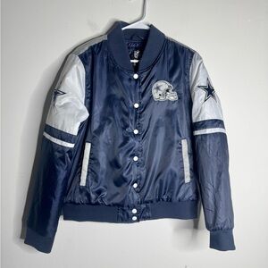 Vintage Women’s NFL Dallas Cowboys Satin Bomber Jacket